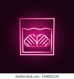 Brainwashing neon icon. Elements of Mad science set. Simple icon for websites, web design, mobile app, info graphics