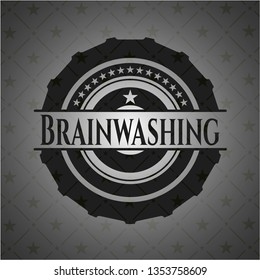 Brainwashing realistic dark emblem