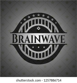 Brainwave black emblem. Vintage.