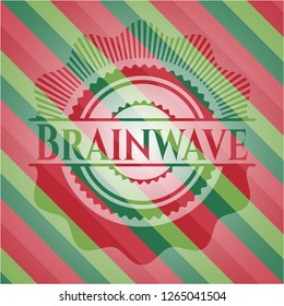 Brainwave christmas emblem.