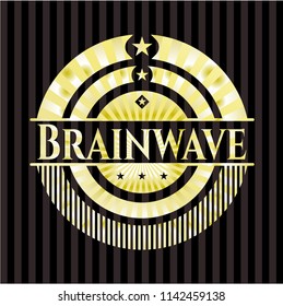 Brainwave gold badge or emblem