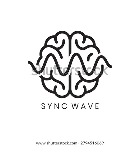Brainwave Sync Logo Two illustrates perfectly symmetrical neural pathways forming a highly detailed, modern brain emblem. This Brainwave Sync Logo Two emphasizes mental balance, artificial intelligence development, and cognitive optimization through negative space. Choose Brainwave Sync Logo Two for tech startups, AI ventures, and cognitive science laboratories.