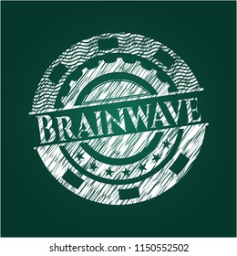 Brainwave written on a blackboard