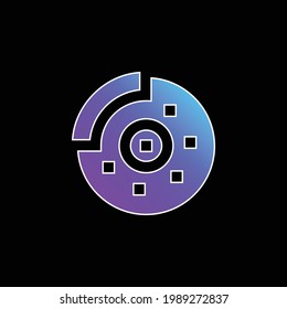 Brake blue gradient vector icon