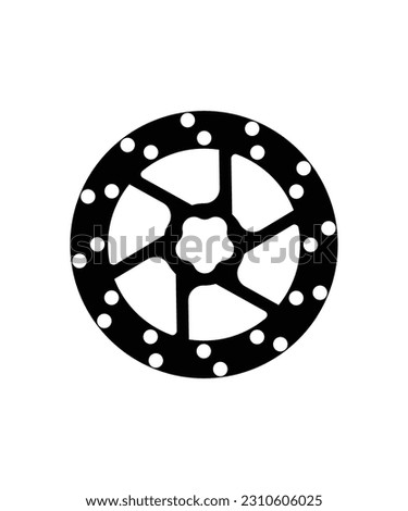brake disc icon, vector best flat icon.