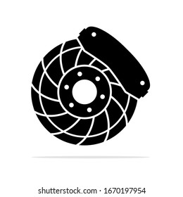 Brake disc icon.Vector concept illustration for design.