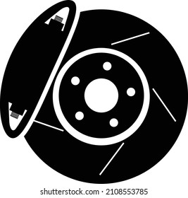 Brake discs. Car. Auto. Pads, brakes, car parts, car disc, car battery, rotor, shock absorber, caliper