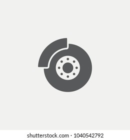 Brake Disk Flat Icon