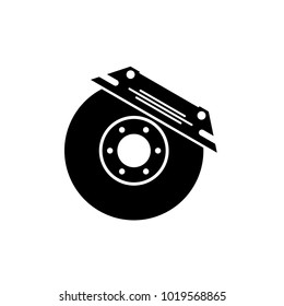 Brake disk icon, sign design