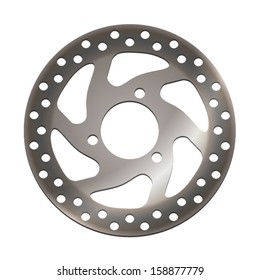 Brake disk. Vector