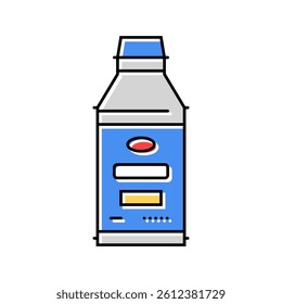brake fluid car mechanic color icon vector. brake fluid car mechanic sign. isolated symbol illustration