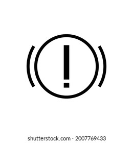 Brake  Icon. Automotive Operate Element Symbol  - Vector, Sign for Design, Presentation, Website or Apps Elements.