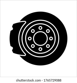 brake icon vector. editable icon. vector illustration