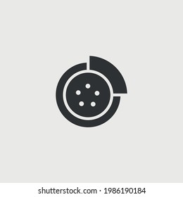 brake pad discs vector icon automotive car stop