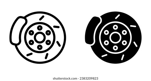 Brake Pad Icon, for mobile concept and web design. vector illustration