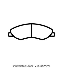 brake pad icon. Trendy brake  logo concept on white background. Suitable for use on web apps, mobile apps and print media.