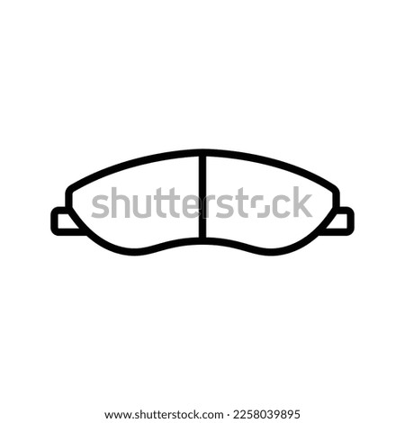 brake pad icon. Trendy brake  logo concept on white background. Suitable for use on web apps, mobile apps and print media.