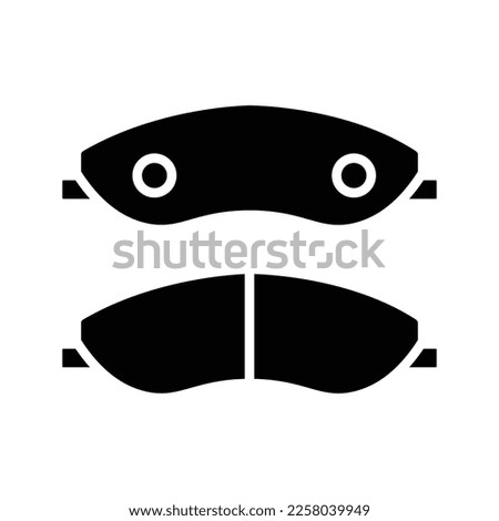 brake pad icon. Trendy brake  logo concept on white background. Suitable for use on web apps, mobile apps and print media.