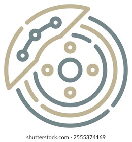 Brake Pad icon for web, app, infographic, etc