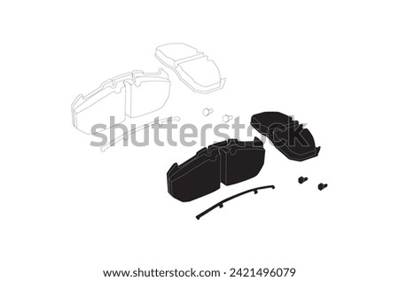 Brake pads for large trucks