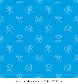 Brake shoe pattern vector seamless blue repeat for any use