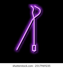 brake spring plier neon light sign vector. brake spring plier illustration