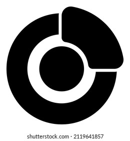 Brake system on wheel Automobile car disc pad hydraulic drum icon black color vector illustration image flat style simple