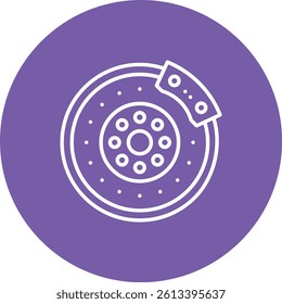 Brake vector icon. Can be used for printing, mobile and web applications.