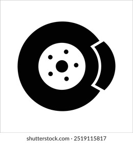 brake vector icon line template