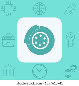 Brake vector icon sign symbol
