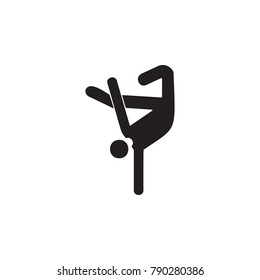 brakedance icon. Dance elements. Premium quality graphic design icon. Simple love icon for websites, web design, mobile app, info graphics on white background