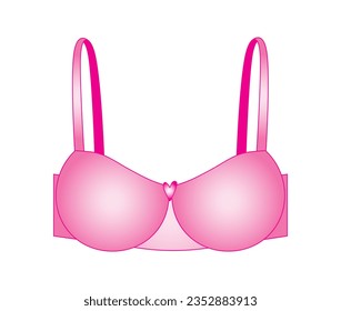Bralette top. Glamorous style. Trendy pink.