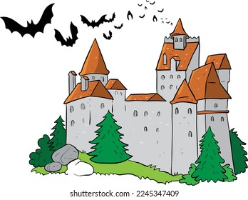 Bran medieval castle of dracula