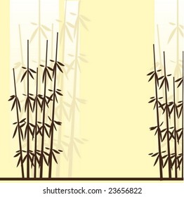 Branch of a bamboo, the Japanese style, background