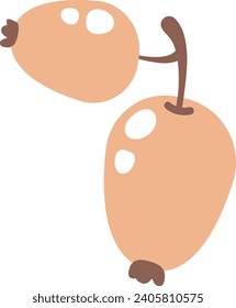 Branch With Berries Vector Illustration