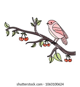 branch with bird decoration