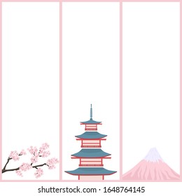 富士山 五重塔 桜 のイラスト素材 画像 ベクター画像 Shutterstock