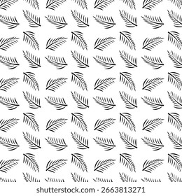 branch botanical leaf pattern background design template