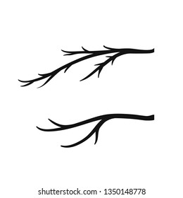 Branch Clipart Cutout Vector Silhouette Set Stock Vector (Royalty Free ...