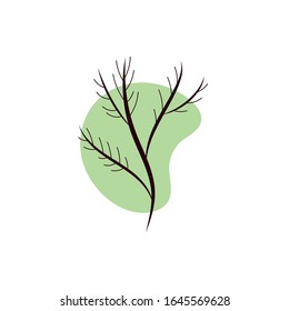 diseño de ilustración vectorial de estilo de dibujo de mano seca