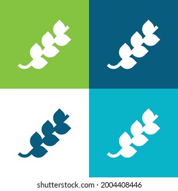 Branch Flat four color minimal icon set