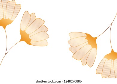 branch with flowers isolated icon
