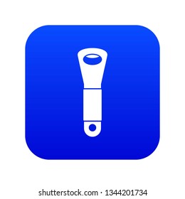 Branch of hops icon digital blue for any design isolated on white vector illustration