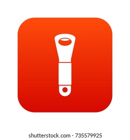 Branch of hops icon digital red for any design isolated on white vector illustration