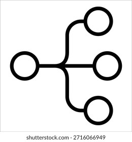Elemento De Ícone De Ramificação Para Design