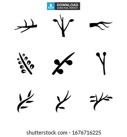 branch icon or logo isolated sign symbol vector illustration - Collection of high quality black style vector icons
