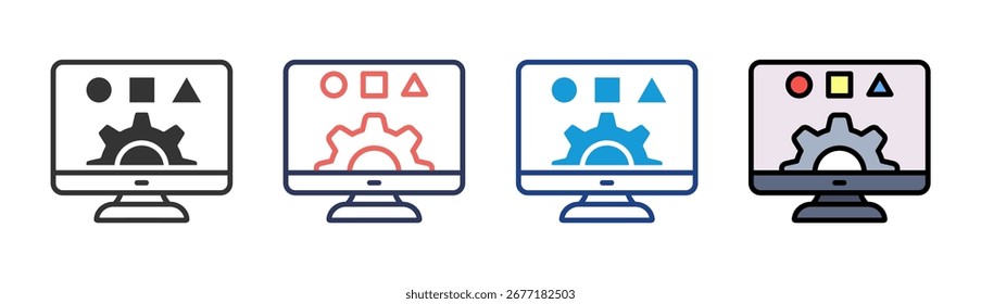 Branch Icon Set Multiple Style Collection