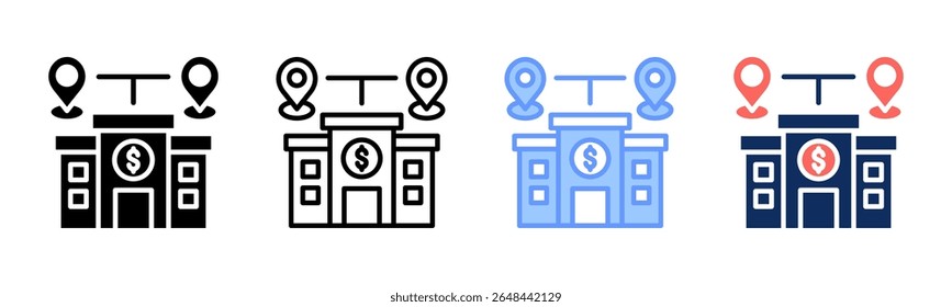 Branch icon sheet multiple style collection