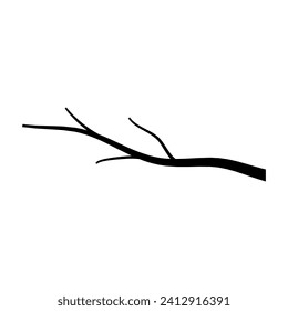 Icône branche image vectorielle. Panneau d'illustration de l'arbre. Symbole ou logo en bois de chauffage.