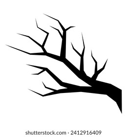 Branch icon vector. Tree illustration sign. Firewood symbol or logo.